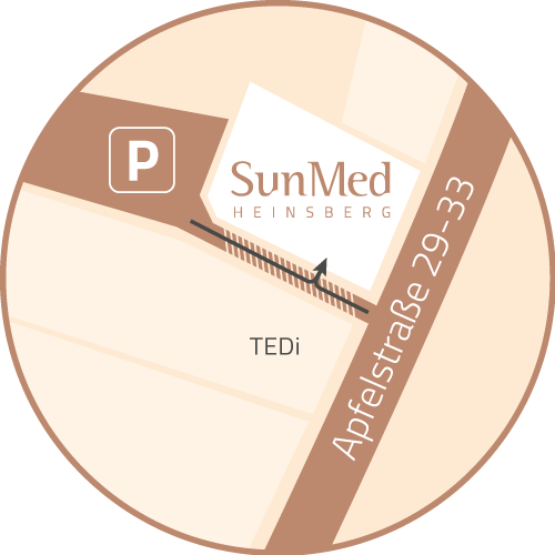 Wegbeschreibung zu SunMed Heinsberg